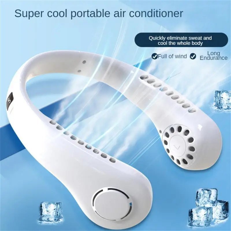 New Mini Neck Fan Portable Bladeless Hanging Neck 3000mAh Rechargeable Air Cooler 3 Speed Mini Summer Sports Fans
New Mini Neck Fan Portable Bladeless Hanging Neck 3000mAh Rechargeable Air Cooler 3 Speed Mini Summer Sports Fans