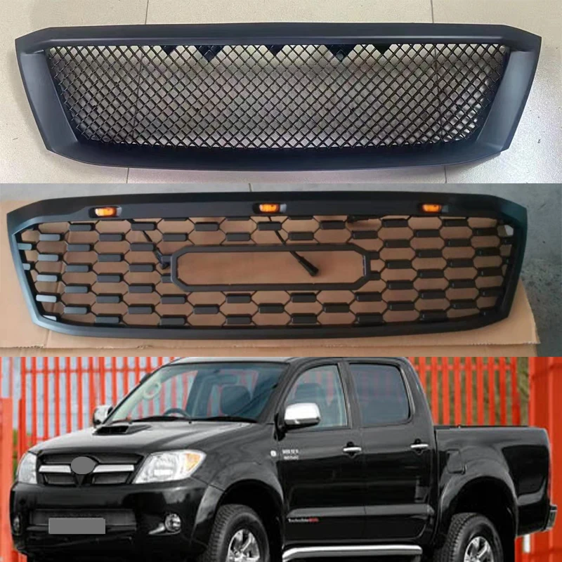 LED Racing Grills Grille For Hilux Vigo 2005 2006 2007 2008 2009 2010 2011 Front Bumper Mask Mesh Cover Exterior Accessories
LED Racing Grills Grille For Hilux Vigo 2005 2006 2007 2008 2009 2010 2011 Front Bumper Mask Mesh Cover Exterior Accessories