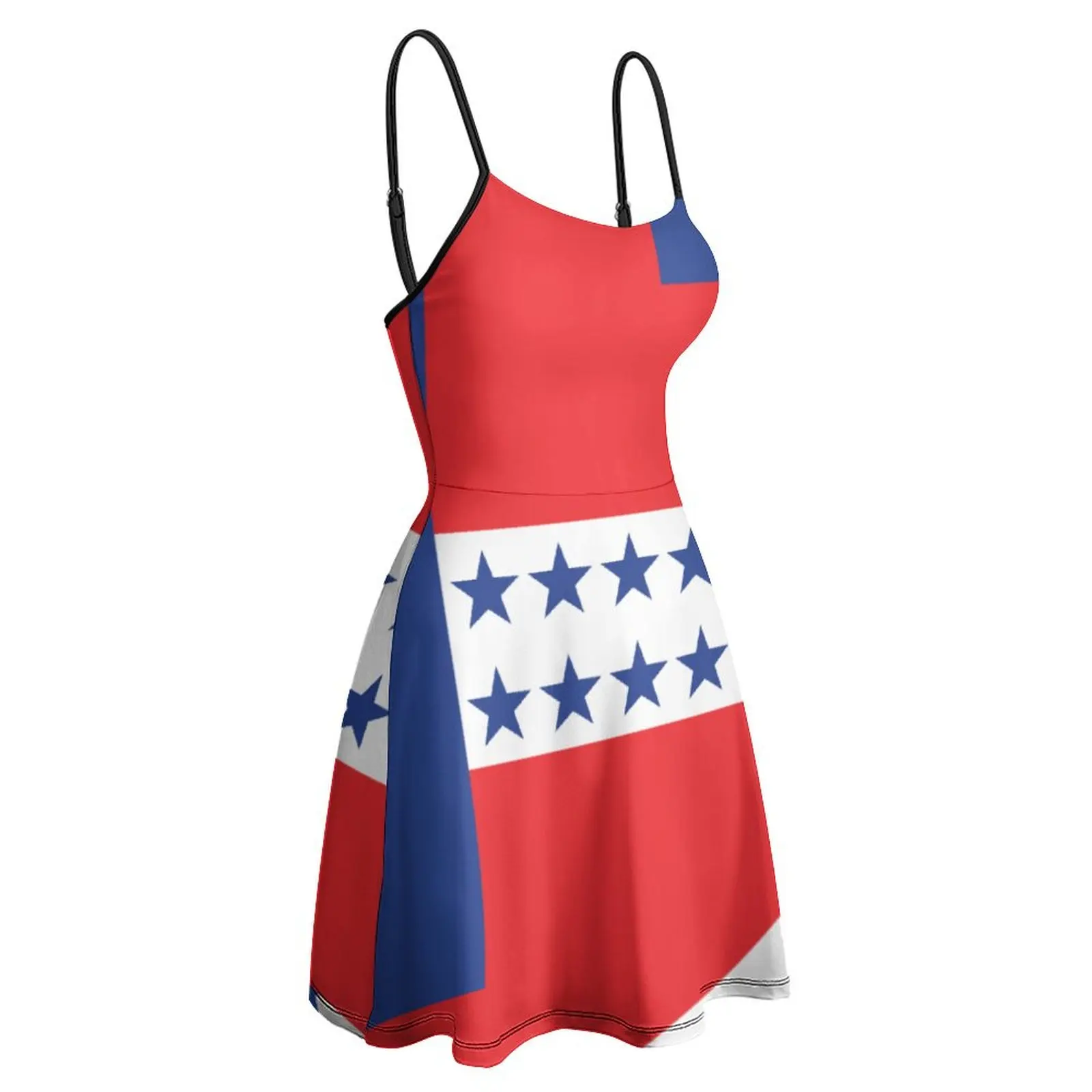 Flag of Tuamotu Archipelago Women's Sling Dress Unique Exotic Woman's Gown Funny Joke Vacations Strappy Dress
Flag of Tuamotu Archipelago Women's Sling Dress Unique Exotic Woman's Gown Funny Joke Vacations Strappy Dress