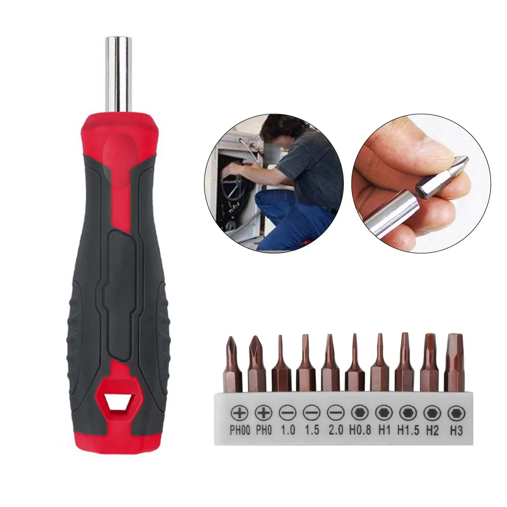 Screwdriver Handle Bit Holder 4mm Hex Shank 6.35mm Adapter 2 In 1 For Socket Wrench Home Electric Furniture Repairing Hand Tool
Screwdriver Handle Bit Holder 4mm Hex Shank 6.35mm Adapter 2 In 1 For Socket Wrench Home Electric Furniture Repairing Hand Tool