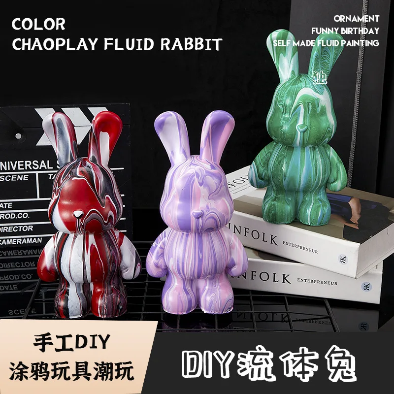 2023 year The Fluid Rabbit Suit Animal Figures DIY Handmade Painting Color Doll Home Anime Decor Fashion Toys Money Bank Rabbit
2023 year The Fluid Rabbit Suit Animal Figures DIY Handmade Painting Color Doll Home Anime Decor Fashion Toys Money Bank Rabbit