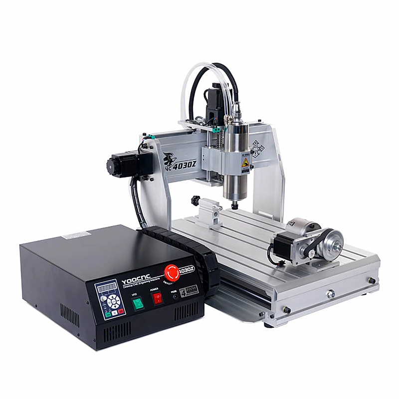 4030Z Desktop Mini CNC Milling Machine Wood 0.8/1.5KW Router Engraver 3/4 Axis USB Carving Apparatus with Tool Auto-checking
4030Z Desktop Mini CNC Milling Machine Wood 0.8/1.5KW Router Engraver 3/4 Axis USB Carving Apparatus with Tool Auto-checking