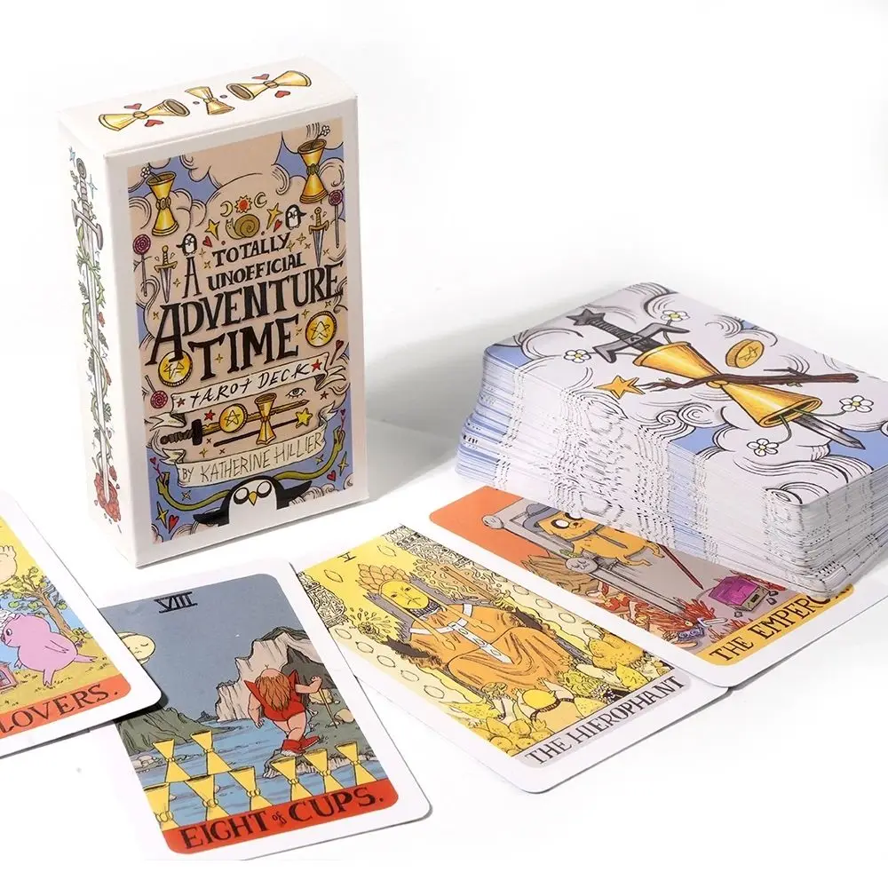 Adventure Time Tarot Cards Deck Oracle English Visions Divination Edition Borad Playing Games for Party Deck Astrology Cards
Adventure Time Tarot Cards Deck Oracle English Visions Divination Edition Borad Playing Games for Party Deck Astrology Cards