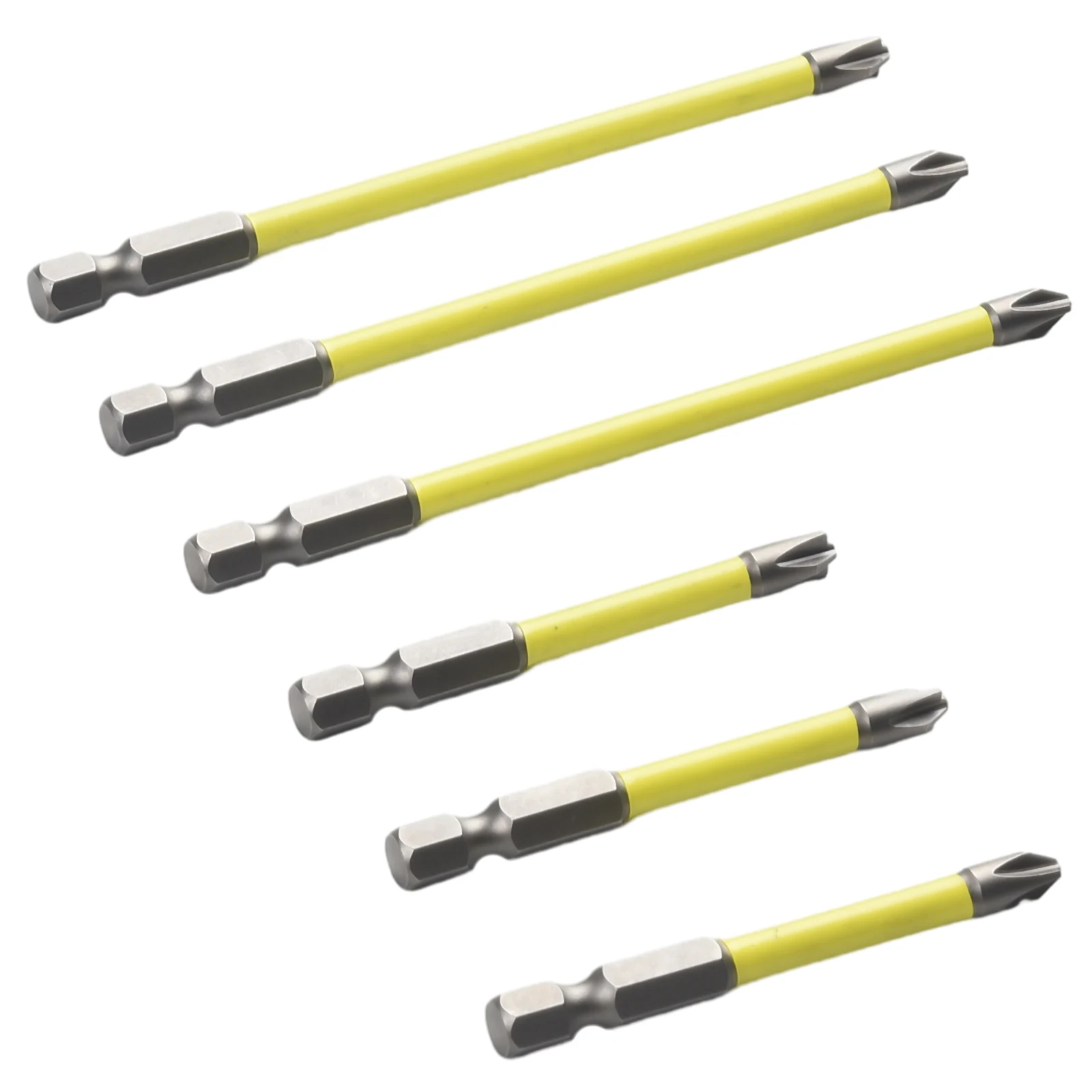 High Quality Brand New Screwdriver Bit Slotted Cross Special Yellow 6pcs Alloy Steel FPH2 Home For Electrician
High Quality Brand New Screwdriver Bit Slotted Cross Special Yellow 6pcs Alloy Steel FPH2 Home For Electrician