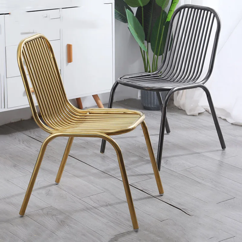 Outdoor Garden Dining Chairs Gold Cafe Single Fashionable Dining Chairs Relax Luxury Design Chaise Salon Home Furniture WW50DC
Outdoor Garden Dining Chairs Gold Cafe Single Fashionable Dining Chairs Relax Luxury Design Chaise Salon Home Furniture WW50DC