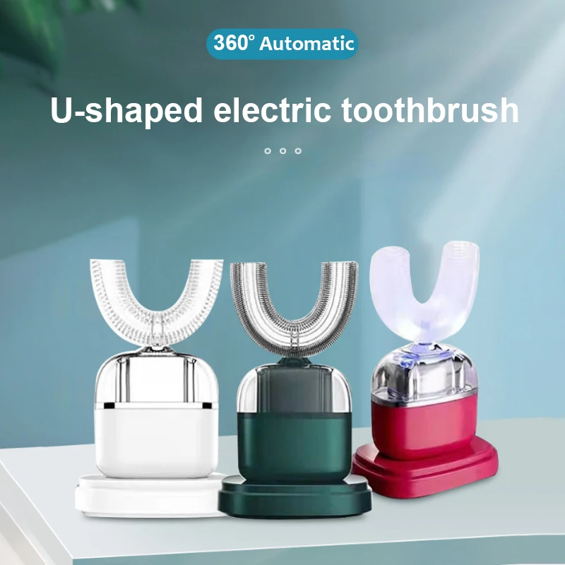 Automatic Ultrasonic Toothbrush U Shape Whitening Brush for Teeth Massage USB Charging Base Personal Care Appliances for Adult
Automatic Ultrasonic Toothbrush U Shape Whitening Brush for Teeth Massage USB Charging Base Personal Care Appliances for Adult