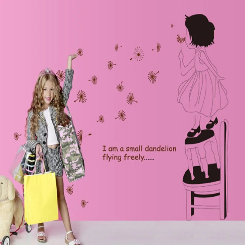 Cartoon Cute Dandelion Wall Stickers For Girls Room Home Decoration Pvc Poster Kids Wall Art Decals home decor
Cartoon Cute Dandelion Wall Stickers For Girls Room Home Decoration Pvc Poster Kids Wall Art Decals home decor