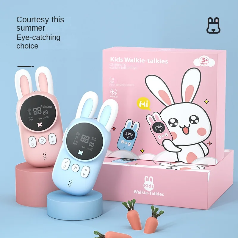 Children's walkie talkie handheld wireless communication 3km parent-child puzzle interactive toys holiday gifts
Children's walkie talkie handheld wireless communication 3km parent-child puzzle interactive toys holiday gifts