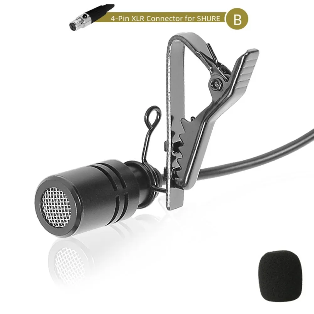 Black Lavalier Lapel Microphone 3.5MM For Wireless System With Microphone Cover Plastic Lavalier Lapel Microphone
Black Lavalier Lapel Microphone 3.5MM For Wireless System With Microphone Cover Plastic Lavalier Lapel Microphone