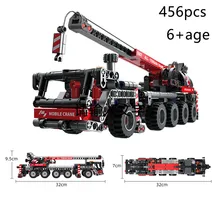 

MOC Engineering Series Building Blocks Urban Crane Machinery Group Children's Puzzle Assembling Toy Boy Collection Brick Gift