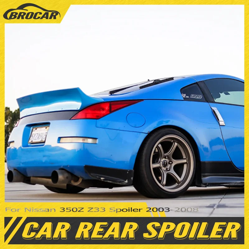 For Nissan 350Z Z33 Spoiler 2003-2008 Rocket Rabbit style high quality ABS plastic carbon fiber external rear spoiler luggage
For Nissan 350Z Z33 Spoiler 2003-2008 Rocket Rabbit style high quality ABS plastic carbon fiber external rear spoiler luggage