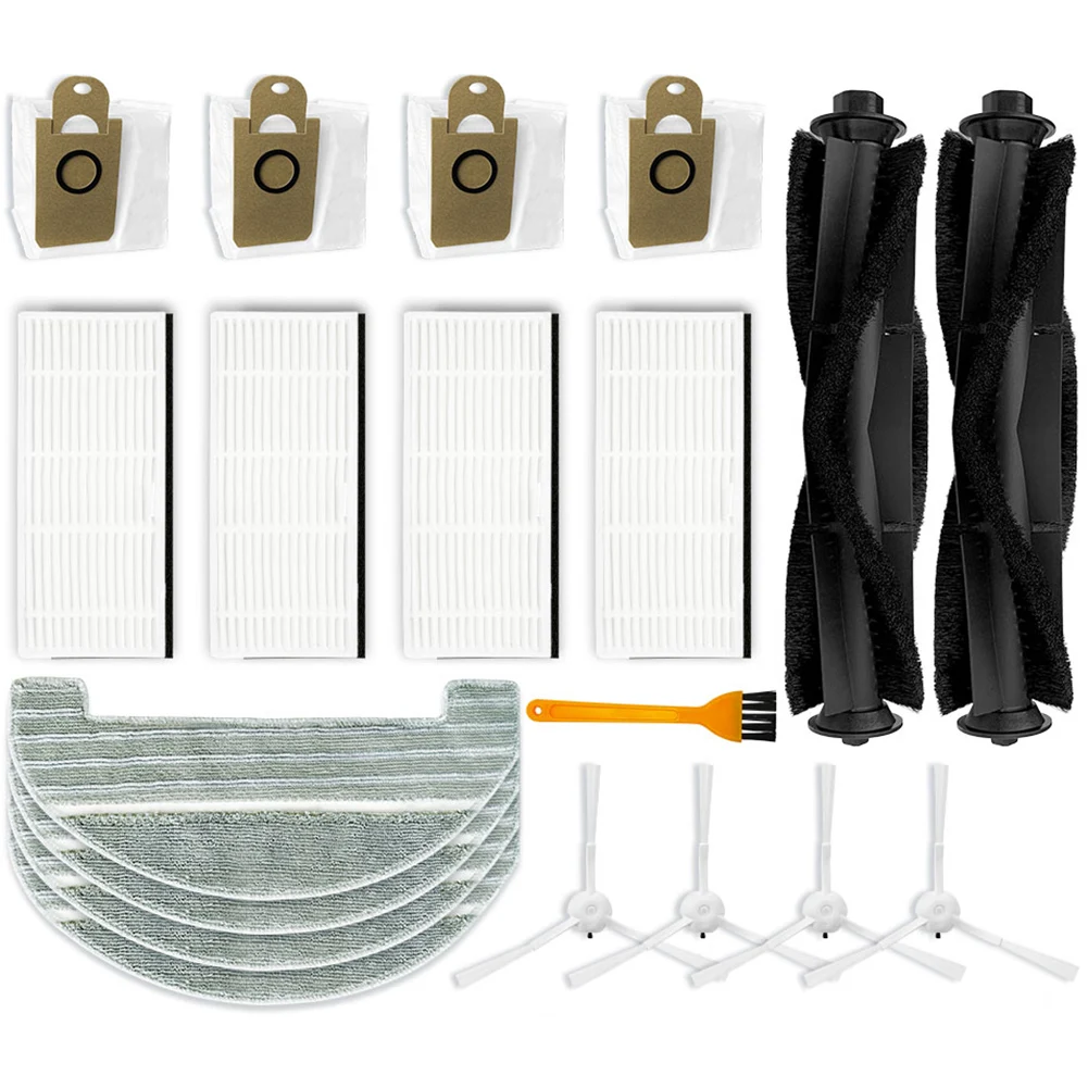 Main Brush For T10 Robot Vacuum Cleaner Replacement Parts Accessories Main Brush Side Brush Filters Mop Cloth Dust Bags
Main Brush For T10 Robot Vacuum Cleaner Replacement Parts Accessories Main Brush Side Brush Filters Mop Cloth Dust Bags