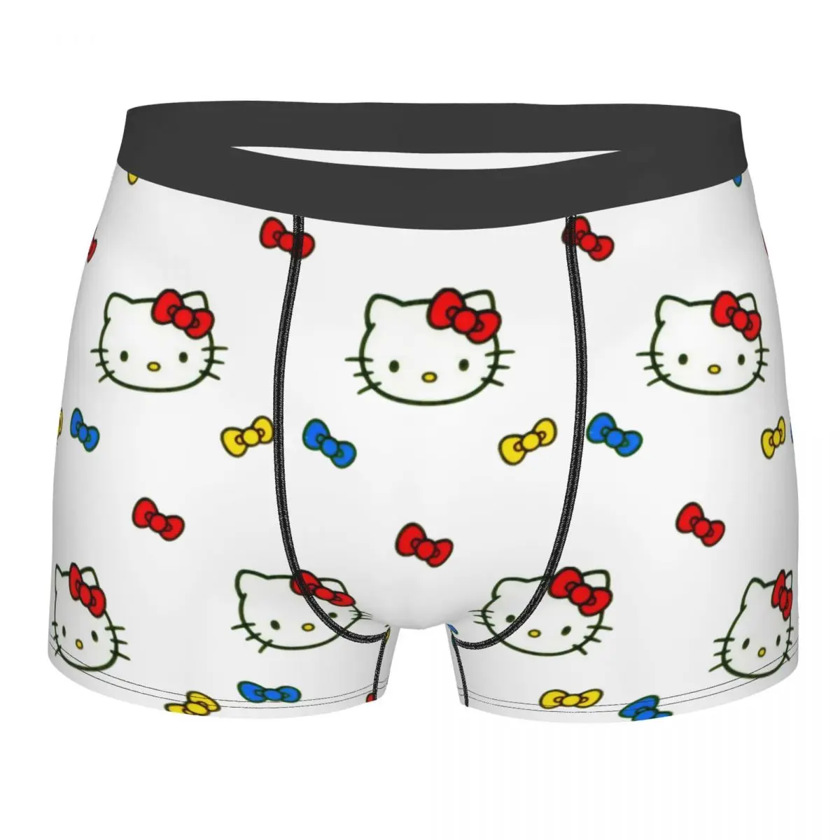 Забавные боксеры Hello Kitty, Мультяшные милые шорты, трусы, мужские длинные трусы, мягкое нижнее белье для мужчин, брифы
Забавные боксеры Hello Kitty, Мультяшные милые шорты, трусы, мужские длинные трусы, мягкое нижнее белье для мужчин, брифы