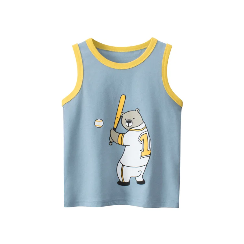 Children's Clothing 2023 Summer New Kids Vest Cartoon Bear Boy Clothes Sleeveless Cotton Top T-shirt Dropshipping
Children's Clothing 2023 Summer New Kids Vest Cartoon Bear Boy Clothes Sleeveless Cotton Top T-shirt Dropshipping