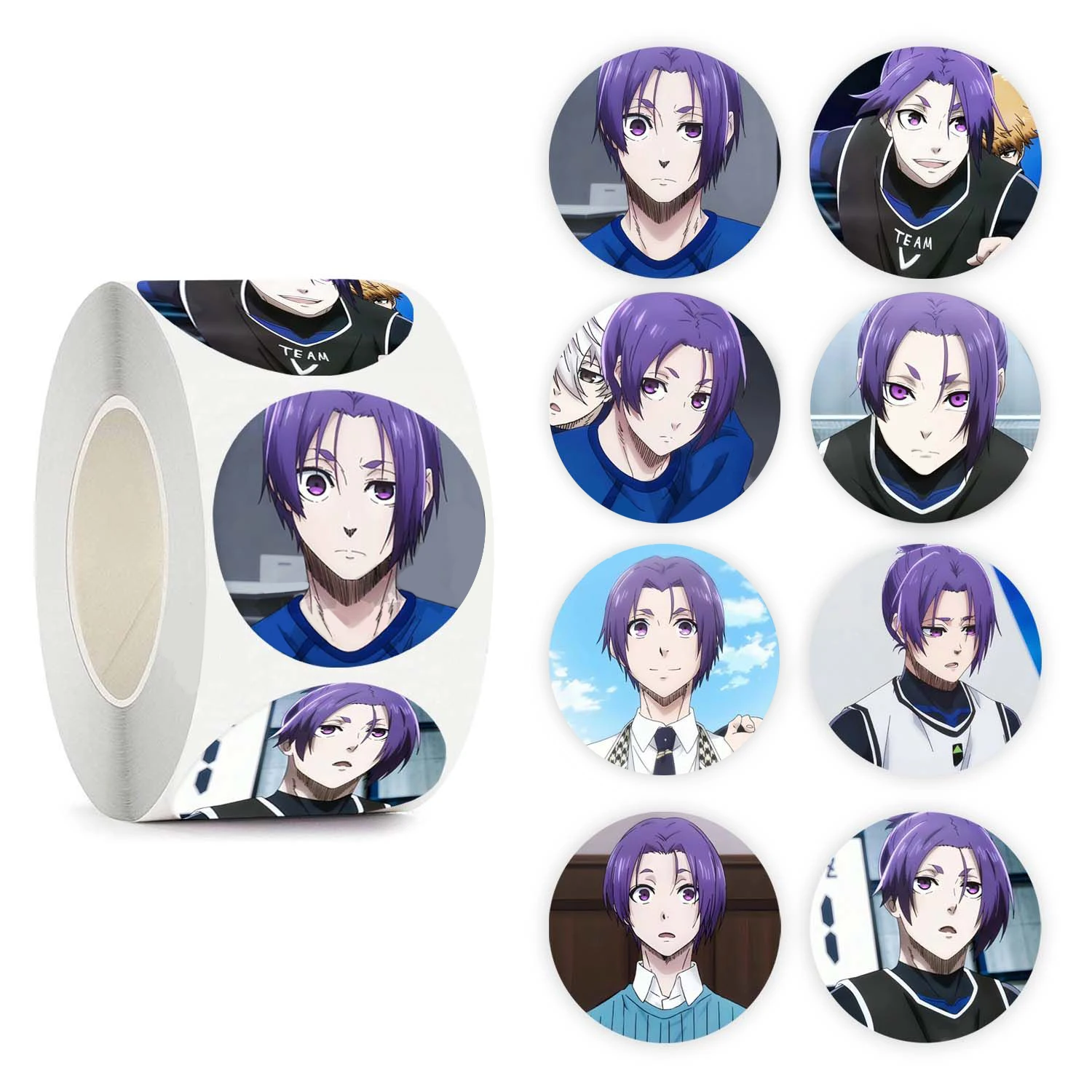 500PCS/Roll Reo Mikage Anime BLUE LOCK Character Graffitt Stationery Stickers Sealing Decal for School Supplies Kids Toys Gifts
500PCS/Roll Reo Mikage Anime BLUE LOCK Character Graffitt Stationery Stickers Sealing Decal for School Supplies Kids Toys Gifts