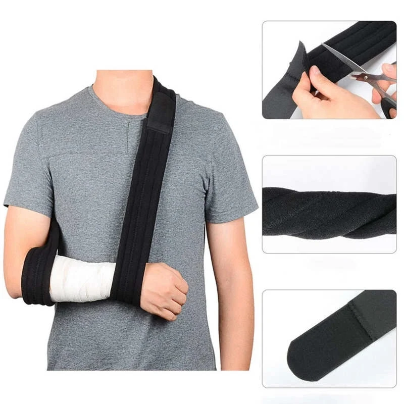 Adjustable Arm Sling Fracture Recovery Forearm Breathable Fixation Sling Shoulder Support Braces Supports For Patient
Adjustable Arm Sling Fracture Recovery Forearm Breathable Fixation Sling Shoulder Support Braces Supports For Patient
