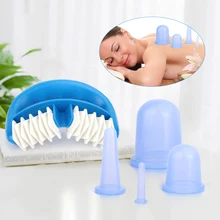 5pcs/Set Silicone Anti Cellulite Cup Vacuum Massage suction Cups Body Pain Relief Roller Manual Suction Cups Cupping Therapy Kit 
5pcs/Set Silicone Anti Cellulite Cup Vacuum Massage suction Cups Body Pain Relief Roller Manual Suction Cups Cupping Therapy Kit