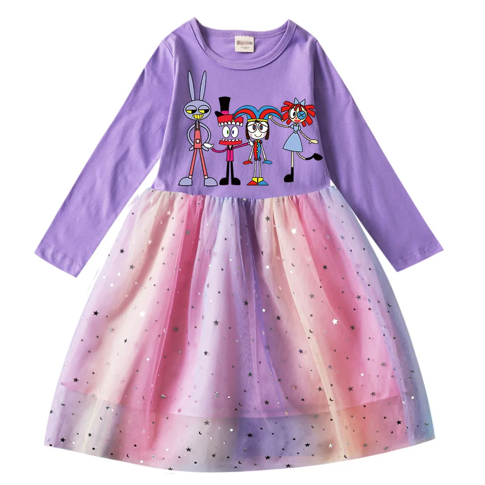 The Amazing Digital Circus Dress Kids Pomni Jax Clothes Baby Girls Long Sleeve Casual Dresses Children Wedding Princess Vestidos
The Amazing Digital Circus Dress Kids Pomni Jax Clothes Baby Girls Long Sleeve Casual Dresses Children Wedding Princess Vestidos
