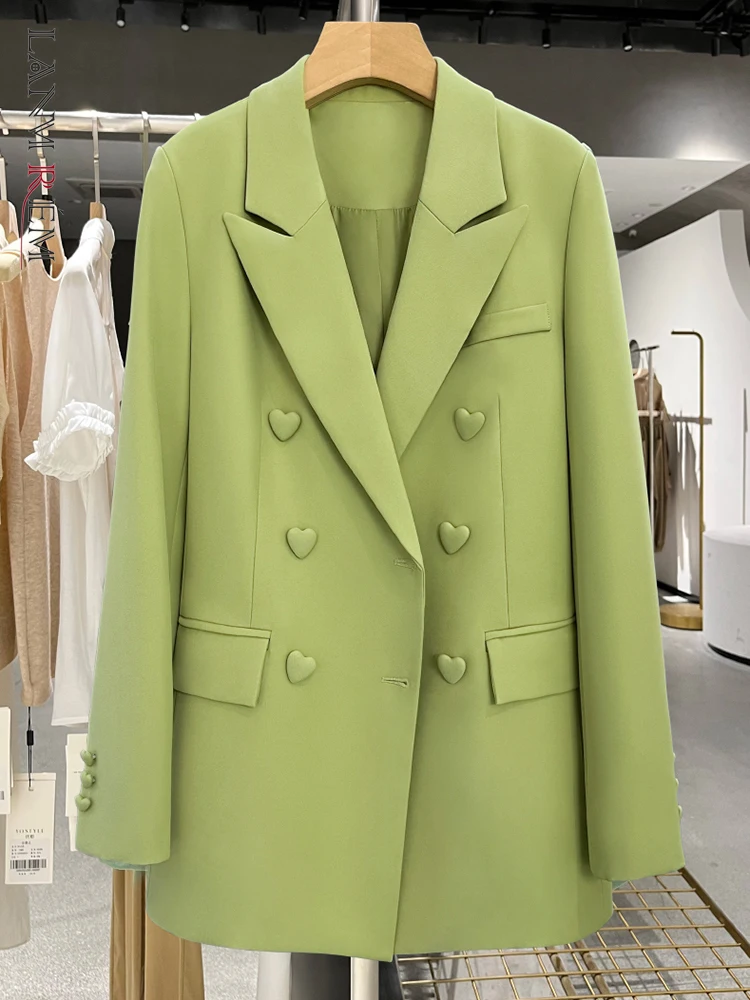 LANMREM High End Korean Blazer Coat For Women Designer Heart Double Breasted Long Sleeves Casual Clothing 2023 New 2YA3429
LANMREM High End Korean Blazer Coat For Women Designer Heart Double Breasted Long Sleeves Casual Clothing 2023 New 2YA3429