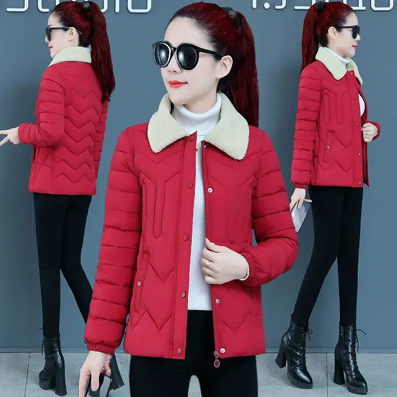 Parkas Jacket Women Winter Short Women's Small Cotton Coat 2023 New Korean Version Slim Fit Versatile Fashion Female Overcoat
Parkas Jacket Women Winter Short Women's Small Cotton Coat 2023 New Korean Version Slim Fit Versatile Fashion Female Overcoat