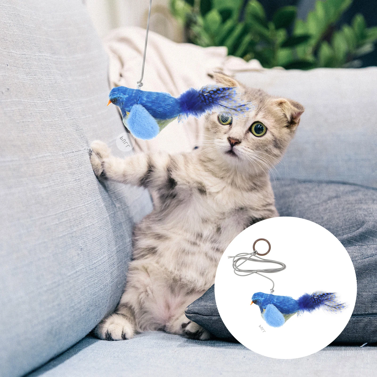 Hanging Door Cat Toy Bouncing Plume Bird Cat Toy Cat Teaser Toy Interactive Cat Bird Toy Indoor Cats Kitten Exercising
Hanging Door Cat Toy Bouncing Plume Bird Cat Toy Cat Teaser Toy Interactive Cat Bird Toy Indoor Cats Kitten Exercising