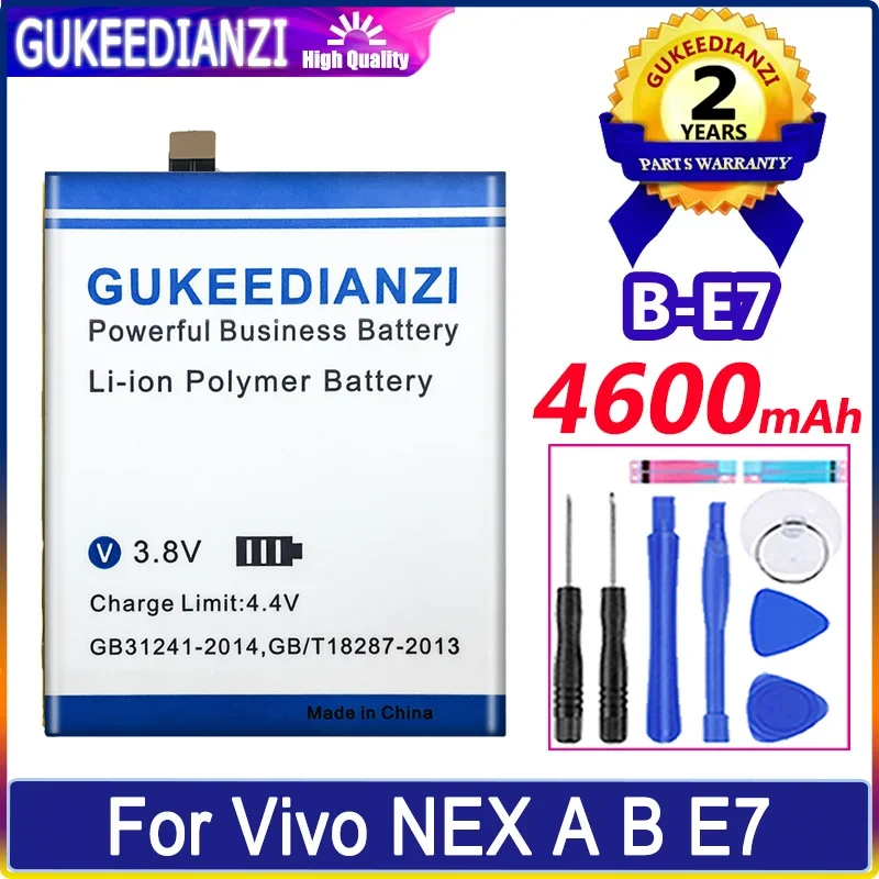 Аккумулятор GUKEEDIANZI B-E7 4600mAh для Vivo NEX A BE7 мобильный телефон Bateria
Аккумулятор GUKEEDIANZI B-E7 4600mAh для Vivo NEX A BE7 мобильный телефон Bateria