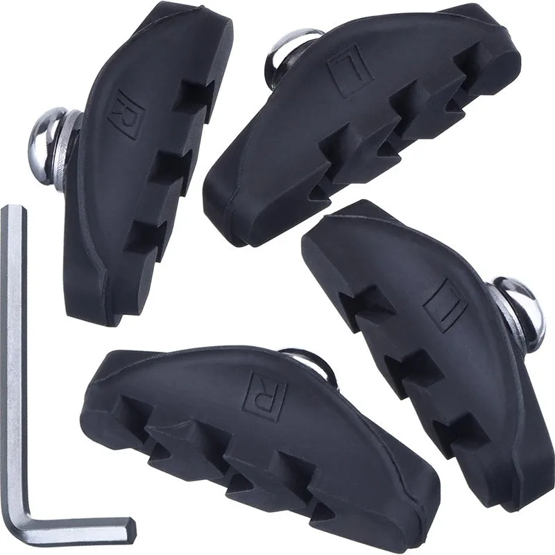 Durable V Brake Pads with Triple Contour Design Suitable for MTB Road Bike Easy Installation Enhanced Braking
Durable V Brake Pads with Triple Contour Design Suitable for MTB Road Bike Easy Installation Enhanced Braking