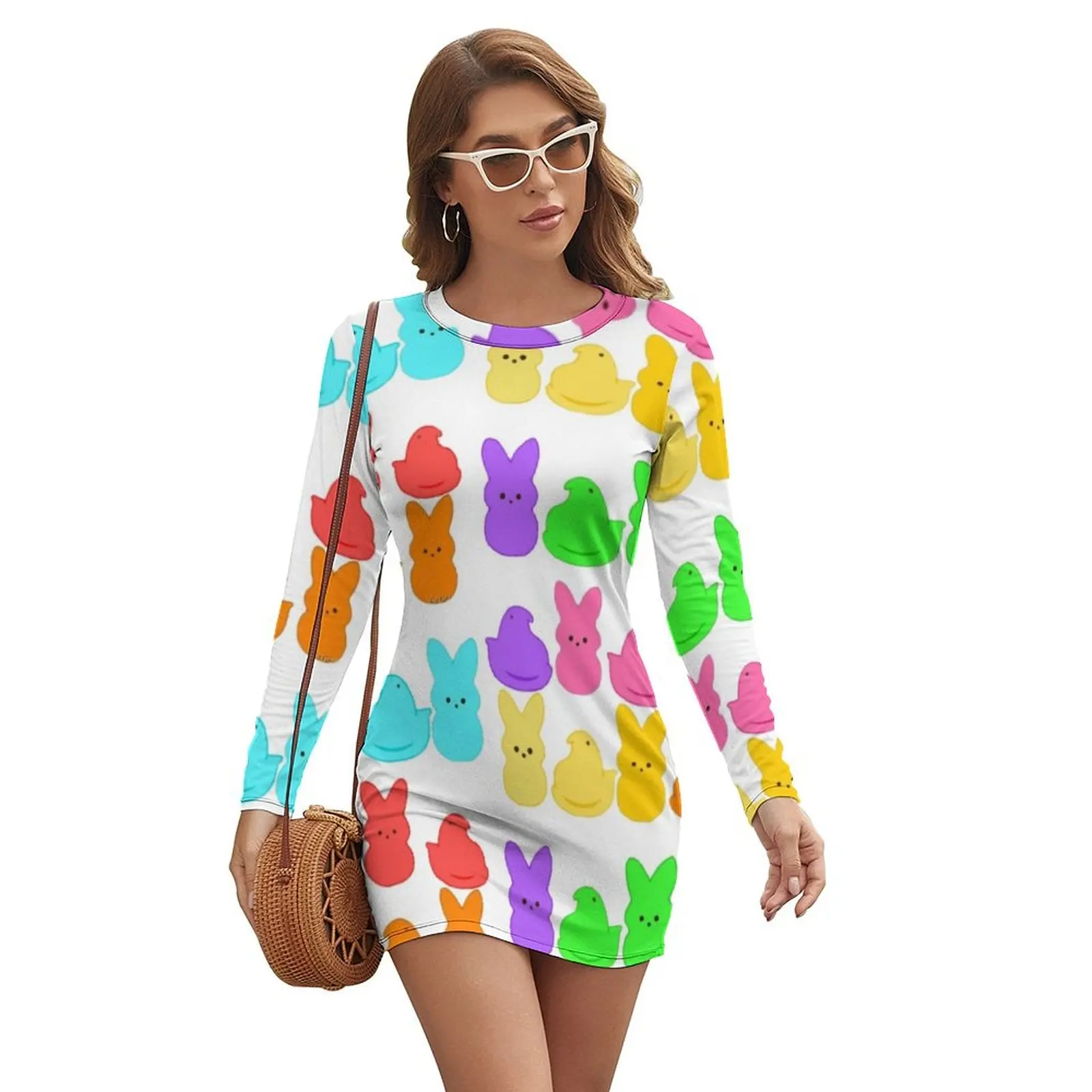 Easter peeps! Long-sleeved Dress Elegant gowns summer outfits for women 2024 summer woman dress 2024 
Easter peeps! Long-sleeved Dress Elegant gowns summer outfits for women 2024 summer woman dress 2024