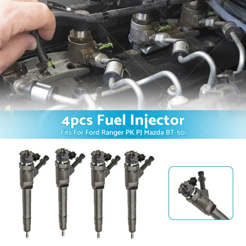 4X Fuel Injector 0445110249 Suitable For Ford Ranger PK PJ Mazda BT-50 2006-2011
4X Fuel Injector 0445110249 Suitable For Ford Ranger PK PJ Mazda BT-50 2006-2011
