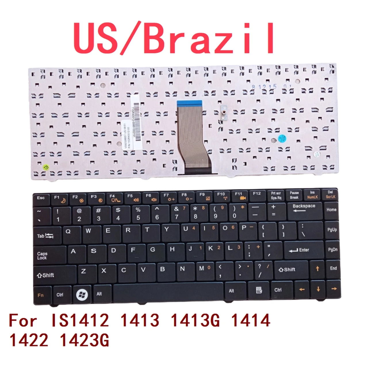Новая английская клавиатура для ноутбука Teclado IS1412 1413 1413G 1414 1422 1423G, замена для ноутбука
Новая английская клавиатура для ноутбука Teclado IS1412 1413 1413G 1414 1422 1423G, замена для ноутбука