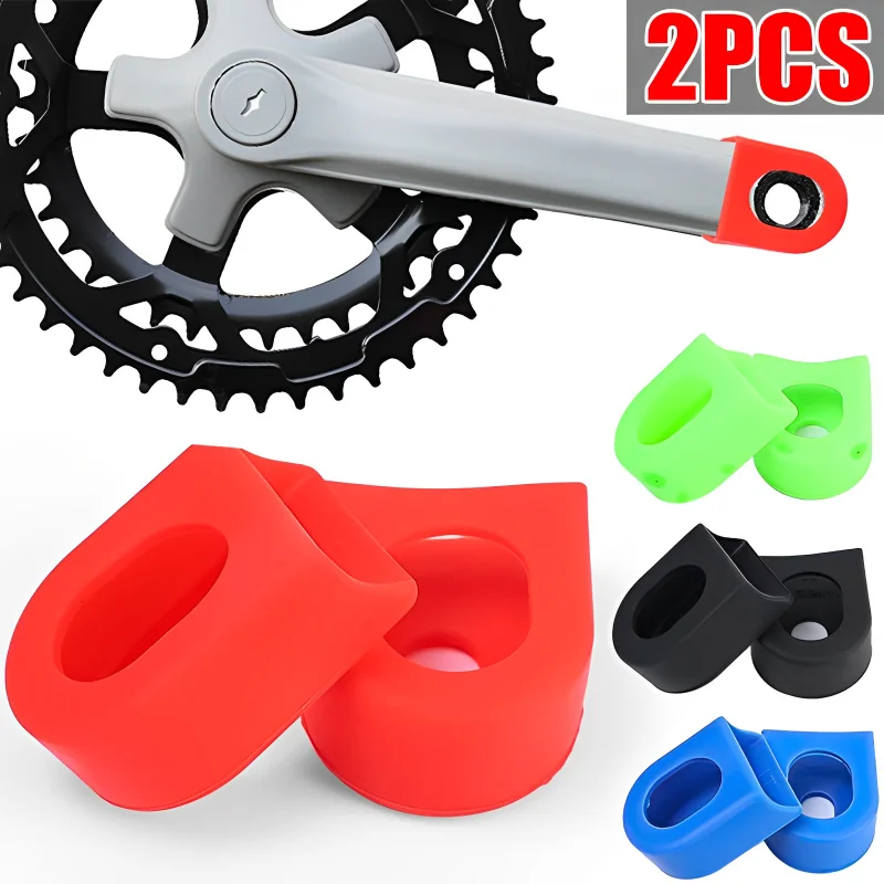 2pcs Bicycle Silicone Crank Cover Protector Silicone Sleeve Pedal Crankset Protective Case Mountain Road Bike Cycling Accessorie
2pcs Bicycle Silicone Crank Cover Protector Silicone Sleeve Pedal Crankset Protective Case Mountain Road Bike Cycling Accessorie