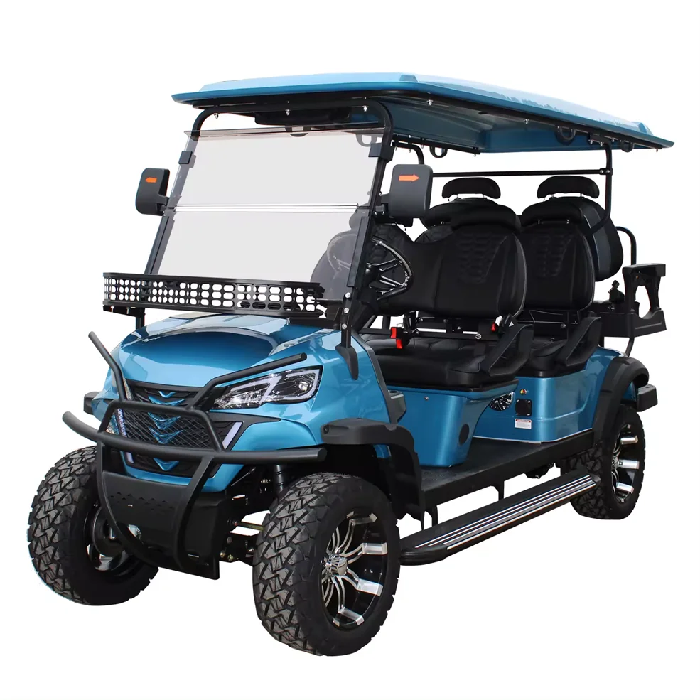 

Independent Suspension CE Approved 2 4 6 Seater Electric Golf Carts Buggy Car Lithium Battery Club Four Wheel Golf Cart