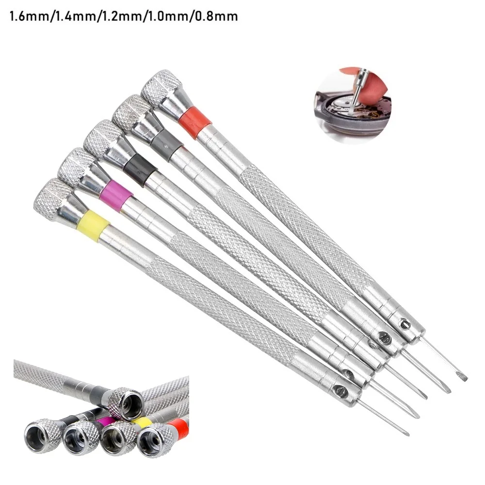 5PCS Screwdriver Clock Watch Repaire Tools Parts Mini Tone Screwdriver Set For Watch Repair Tool Kit Band Link Pin
5PCS Screwdriver Clock Watch Repaire Tools Parts Mini Tone Screwdriver Set For Watch Repair Tool Kit Band Link Pin