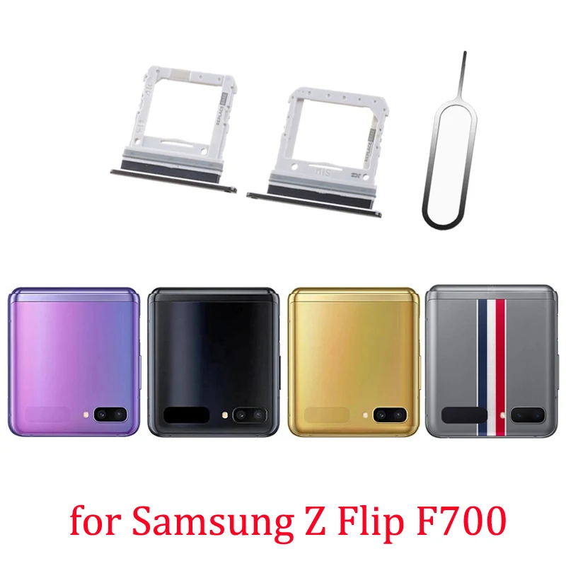 For Samsung Galaxy Z Flip F700 F700F F700U F700W F700N Original New Phone Sim Card Tray Grey With Eject Tool
For Samsung Galaxy Z Flip F700 F700F F700U F700W F700N Original New Phone Sim Card Tray Grey With Eject Tool