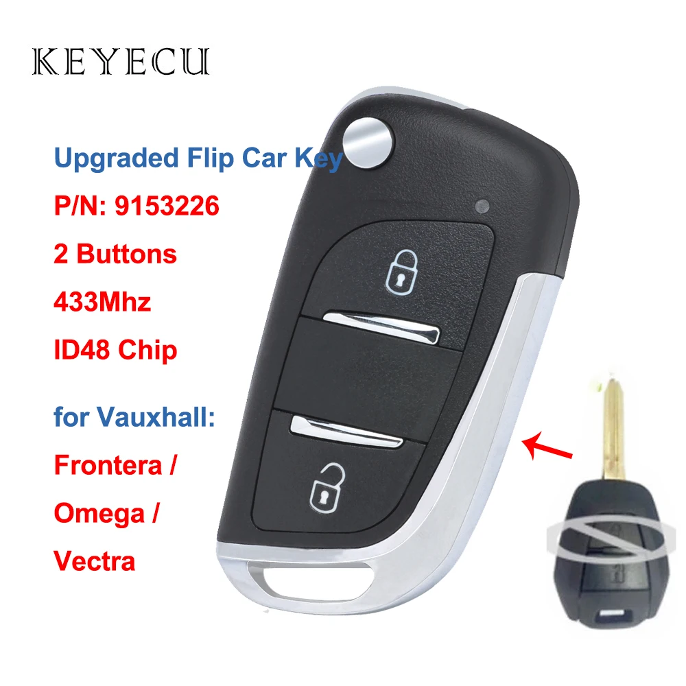 P/N: 9153226 обновленная флип-карта с 2 кнопками, 433 МГц, ID48 чип для Vauxhall Omega Vectra fronisuzu
P/N: 9153226 обновленная флип-карта с 2 кнопками, 433 МГц, ID48 чип для Vauxhall Omega Vectra fronisuzu