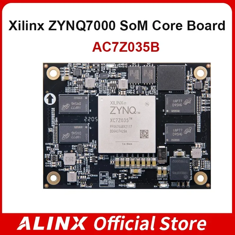 ALINX AC7Z035B Xilinx ZYNQ 7000 SOM FPGA Core Board XC7Z035 ARM 7Z035 макетная демо-система на модуле
ALINX AC7Z035B Xilinx ZYNQ 7000 SOM FPGA Core Board XC7Z035 ARM 7Z035 макетная демо-система на модуле