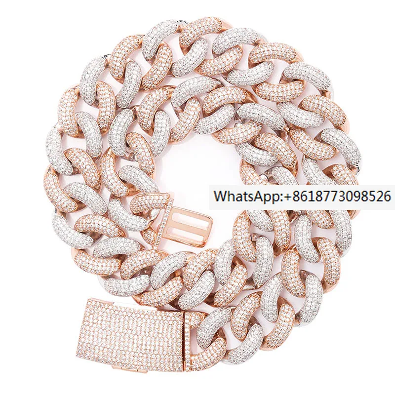 14mm 20mm Newest Box Clasp Micro Pave Iced CZ Cuban Link Necklaces Chains Luxury Bling Jewelry Fashion Hiphop For Men
14mm 20mm Newest Box Clasp Micro Pave Iced CZ Cuban Link Necklaces Chains Luxury Bling Jewelry Fashion Hiphop For Men