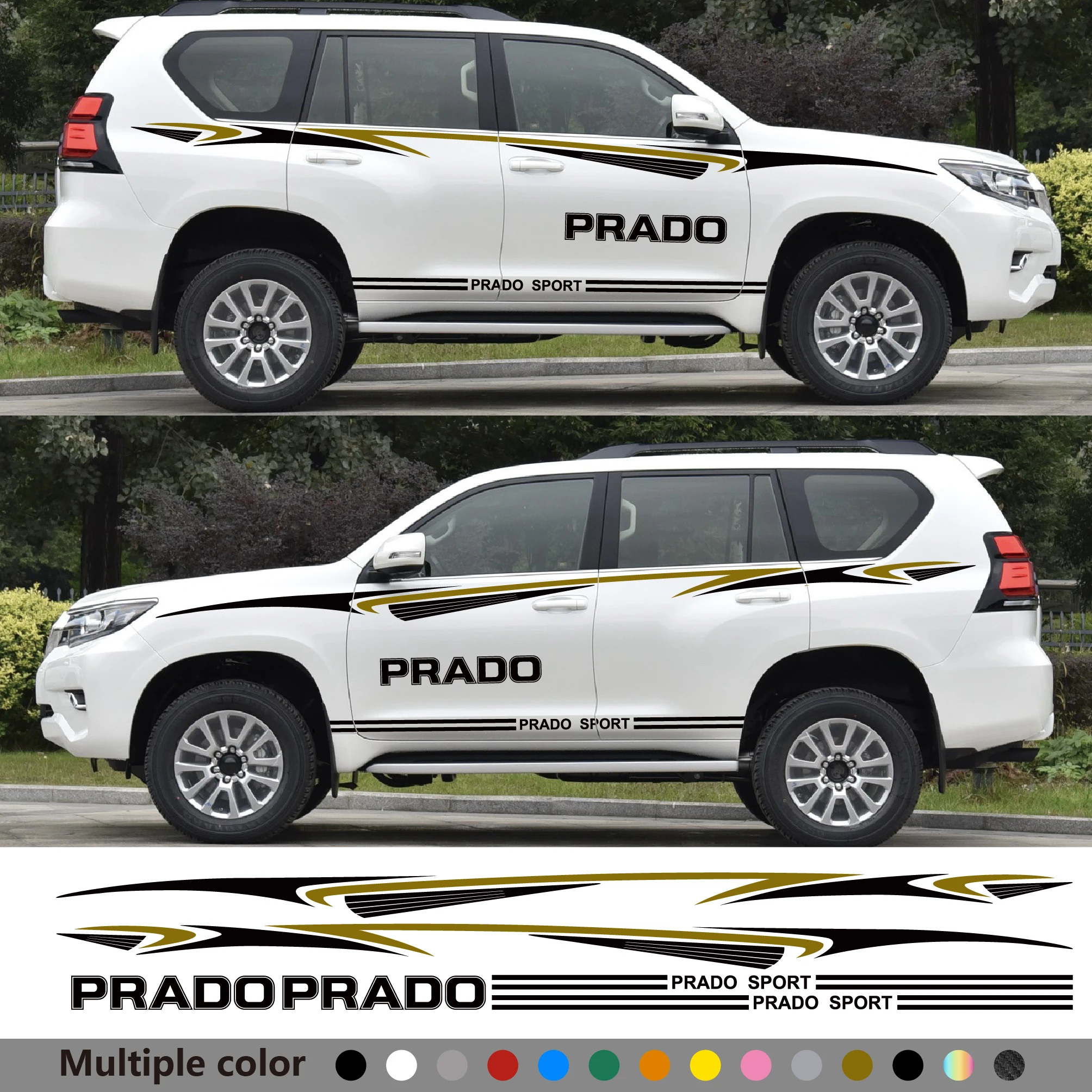 

Car Stickers Apply for Toyota Land Cruiser Prado 150 120 LC100 2002-2006 4700 4500 Lahua Vinyl Decal Body Appearance Decoration