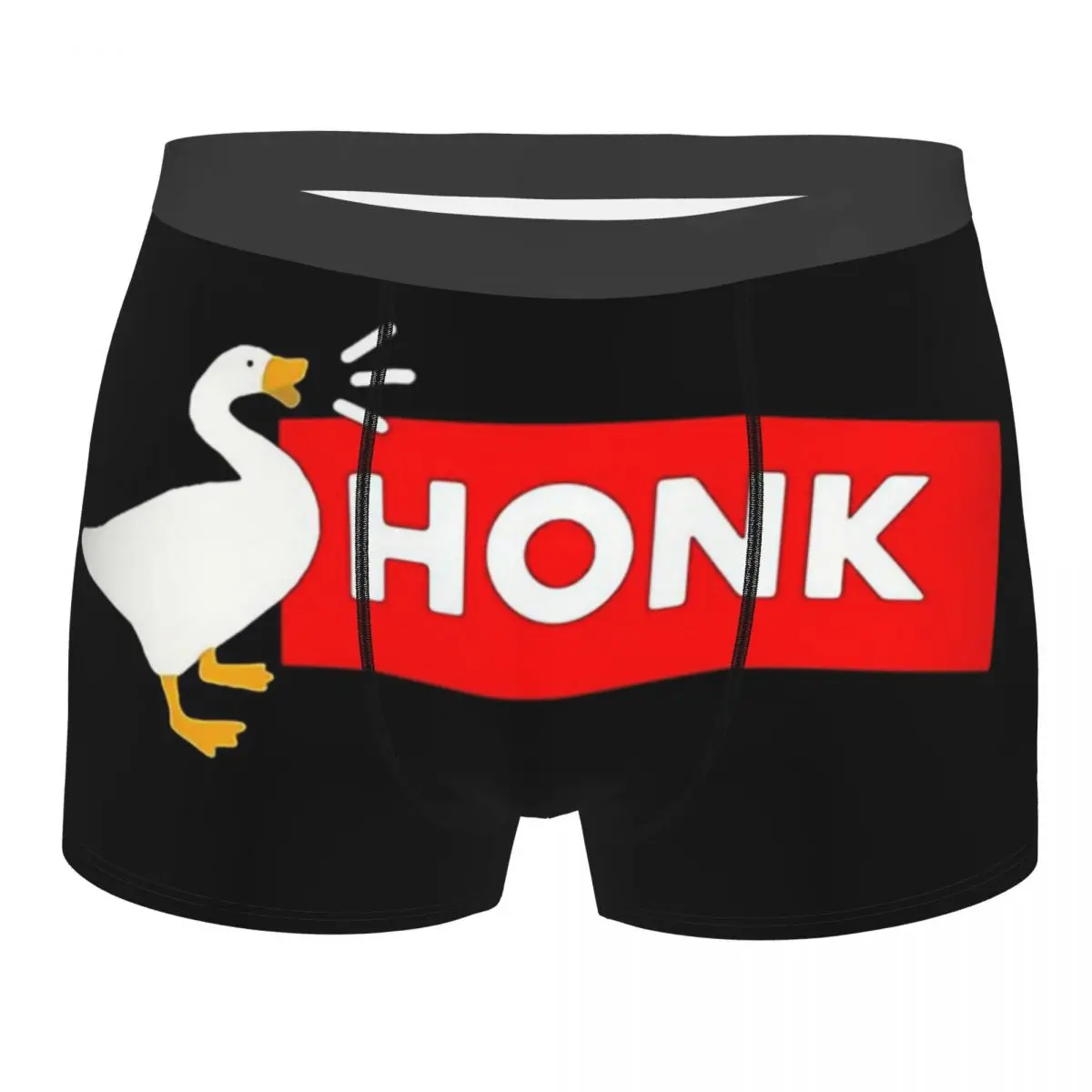 Honk Logo Untitled Goose Honk Bell Game Internet Meme Underpants Homme Panties Man Underwear Comfortable Shorts Boxer Briefs
Honk Logo Untitled Goose Honk Bell Game Internet Meme Underpants Homme Panties Man Underwear Comfortable Shorts Boxer Briefs