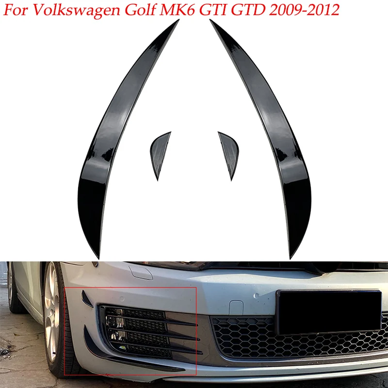 Car Front Bumper Lip Lower Spoiler Flags Wind Knife Stickers Trim Cover For Volkswagen Golf 6 MK6 GTI GTD 2009 2010 2011 2012
Car Front Bumper Lip Lower Spoiler Flags Wind Knife Stickers Trim Cover For Volkswagen Golf 6 MK6 GTI GTD 2009 2010 2011 2012