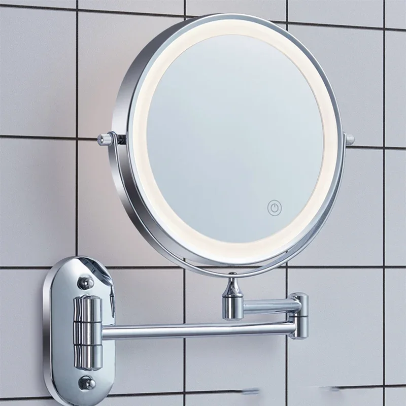 Shaving Self Haircut Bath Mirrors Silver Washroom Round Magnifying Wall Mounted Mirror Bathroom Lustro Do Makijazu Mirror LG50JZ
Shaving Self Haircut Bath Mirrors Silver Washroom Round Magnifying Wall Mounted Mirror Bathroom Lustro Do Makijazu Mirror LG50JZ