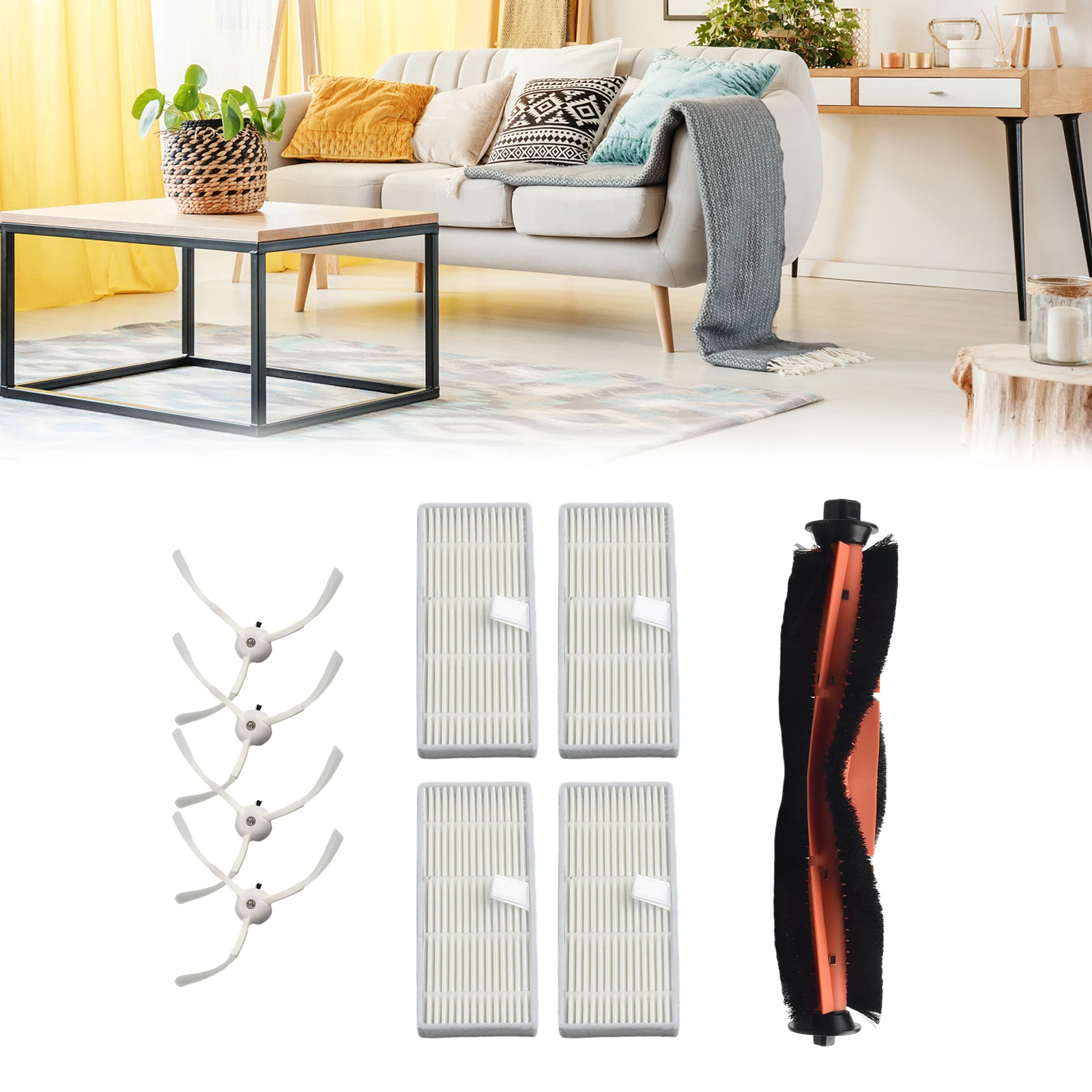 Cleaner Parts Main Brush Side Brush Filter / R1 Pro / S1 Filter High Quality R1 / R1A Robot Vacuum Accessories
Cleaner Parts Main Brush Side Brush Filter / R1 Pro / S1 Filter High Quality R1 / R1A Robot Vacuum Accessories