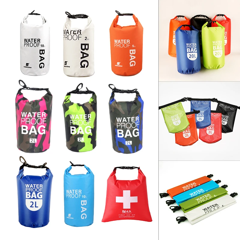 

HOT 2L/5L/10L Waterproof Dry Bag Pack Sack Swimming Rafting Kayaking River Trekking Floating Sailing Canoing Boating Water Bag