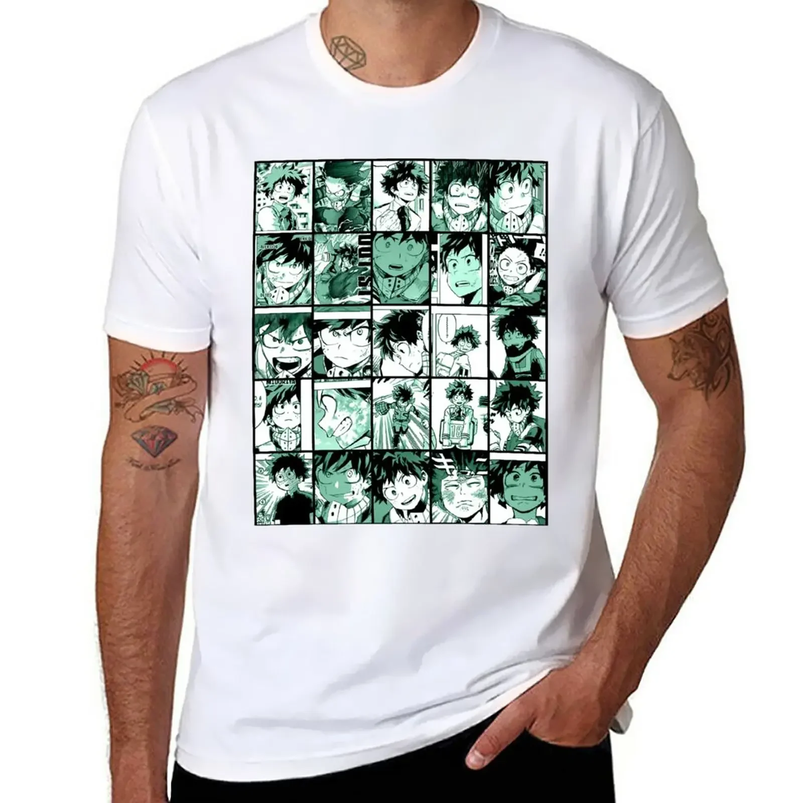 Midoriya Izuku collage color version T-Shirt shirts graphic tees for a boy plus sizes designer t shirt men
Midoriya Izuku collage color version T-Shirt shirts graphic tees for a boy plus sizes designer t shirt men