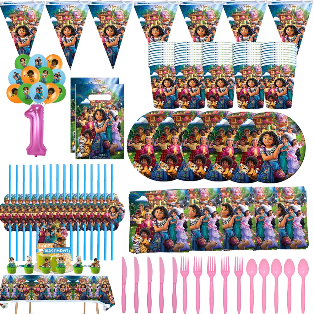 Disney Encanto Birthday Party Decoration Party Supplies Paper Napkins Tablecloth Plates Balloons Mirabel Theme Baby Shower Girls
Disney Encanto Birthday Party Decoration Party Supplies Paper Napkins Tablecloth Plates Balloons Mirabel Theme Baby Shower Girls