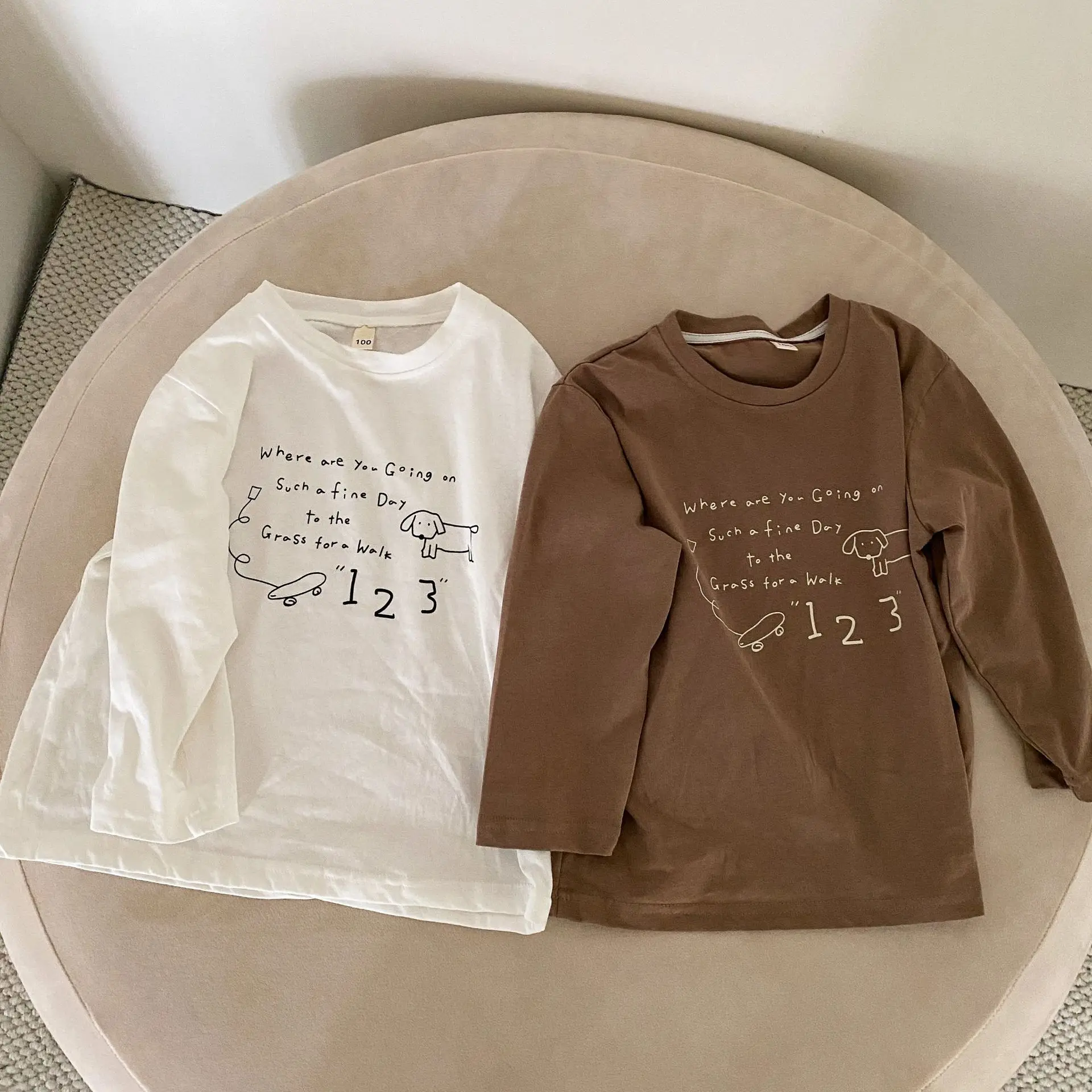2025 Spring New Children Long Sleeve T Shirts Letter Print Girls Cotton Casual Tees Boys Versatile Bottoming Shirts Kids Clothes 8 Sfb888699e9f14fd48eaf934ae886e694j