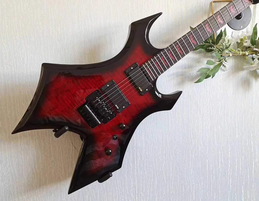 B.C.Rich Electric Guitar, OEM, Flame Maple Top, Rose Wood Fingerboard, Floyd Rose Bridge, Active Pickup, In Stock
B.C.Rich Electric Guitar, OEM, Flame Maple Top, Rose Wood Fingerboard, Floyd Rose Bridge, Active Pickup, In Stock