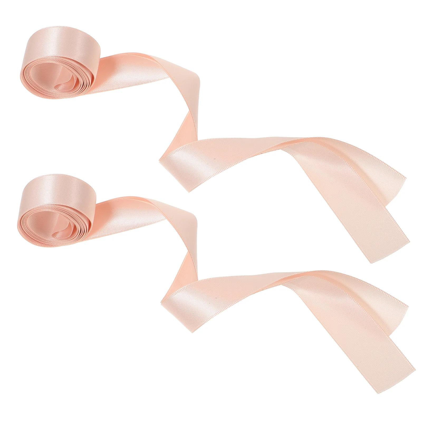 

2 Pcs Shoe Ribbon for Dancing Pink Silk Ballet Girl Girls Pointe Component Flat Dance Show Ribbons Women