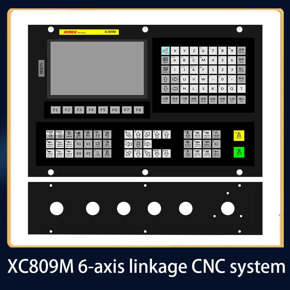 

XC809M 1/2/3/4/5/6 осевая связь с ЧПУ система сверления и нарезания различных станков магазин супер функция 485 абсолютная стоимость