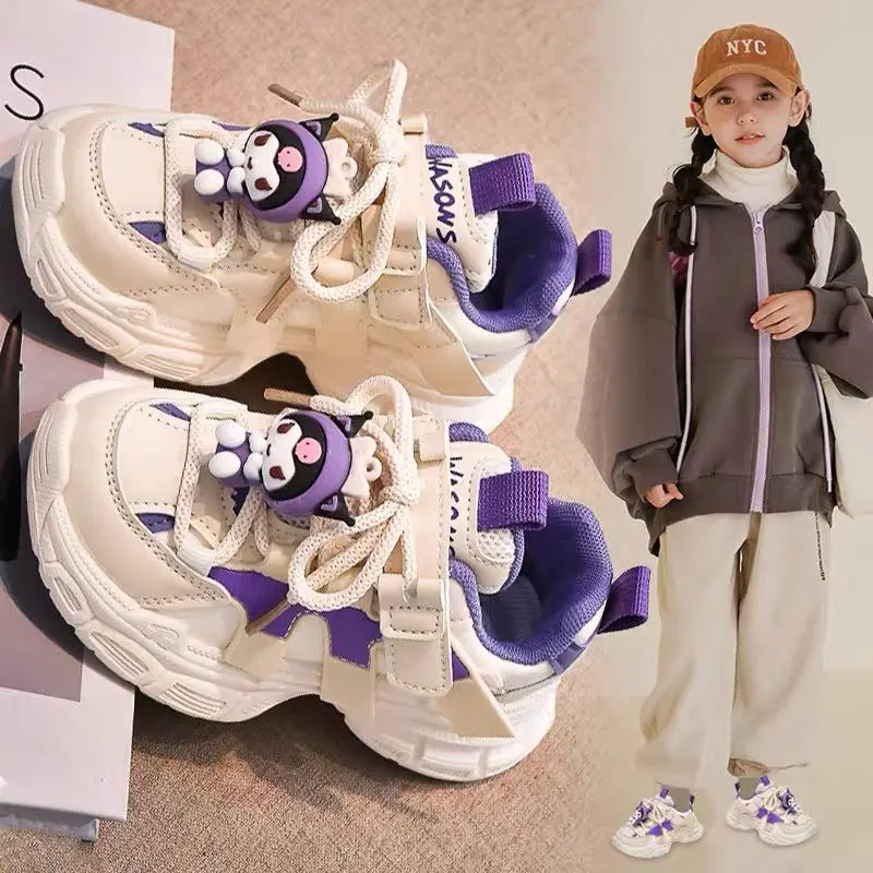 Sanrio Kuromi Kawaii Anime Girly Heart Autumn Winter New Sneakers Cute Cartoon Fashion Fleece Non Slip Daddy Shoes Toys for Kids
Sanrio Kuromi Kawaii Anime Girly Heart Autumn Winter New Sneakers Cute Cartoon Fashion Fleece Non Slip Daddy Shoes Toys for Kids